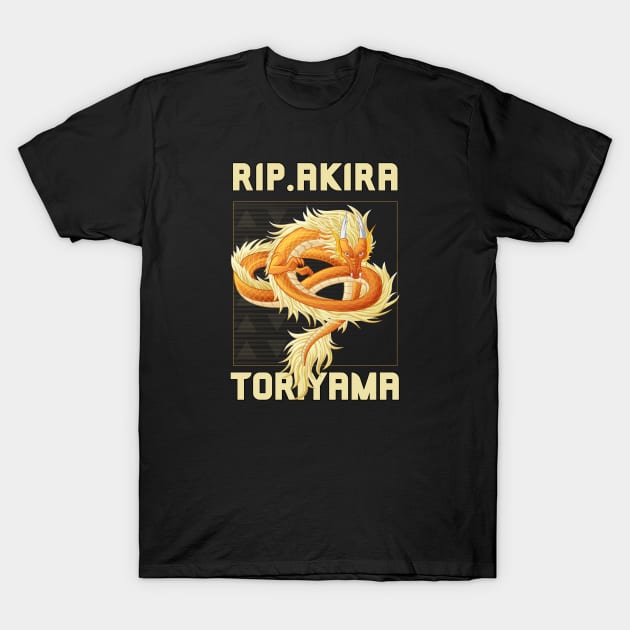 RIP AKIRA TORIYAMA T-Shirt by Lolane